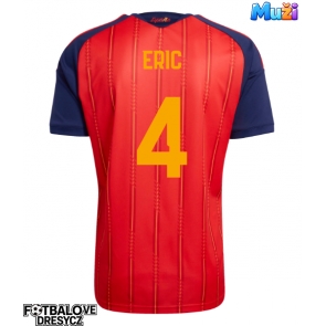 Španělsko Eric Garcia #4 Domácí Dres MS 2026 Krátký Rukáv